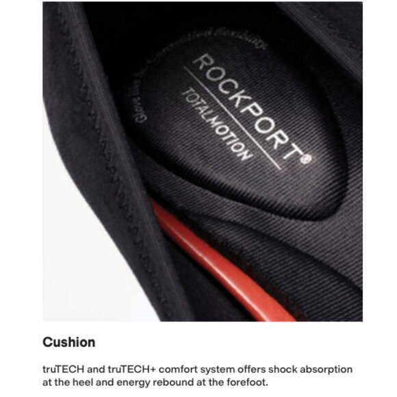 Rockport Total Motion Black Patent Leather Pointed Toe Pumps Women's Size 7 - Picture 5 of 16